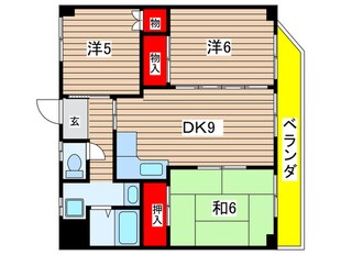 リバティーハウス昭和の物件間取画像